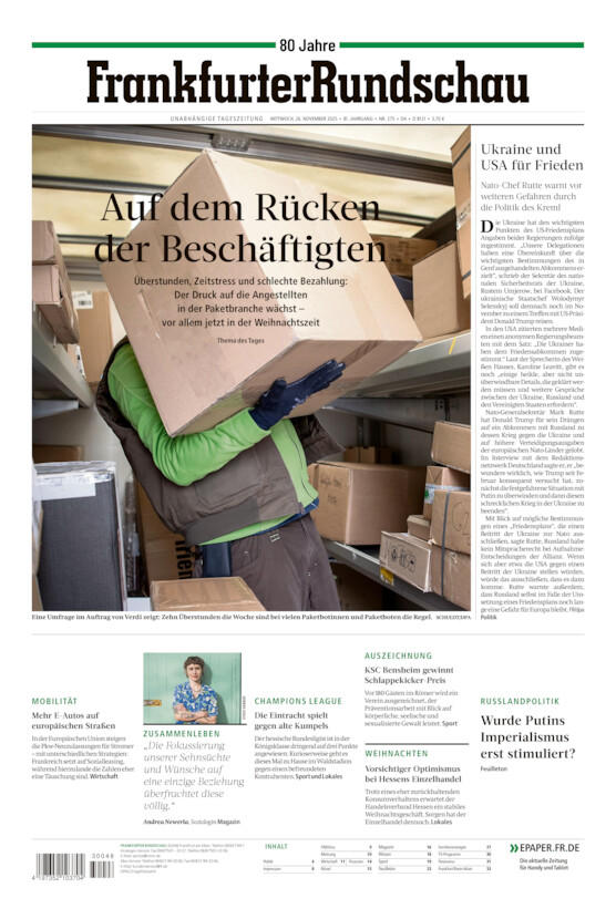 Darmstadt/Offenbach vom Mittwoch, 26.11.2025