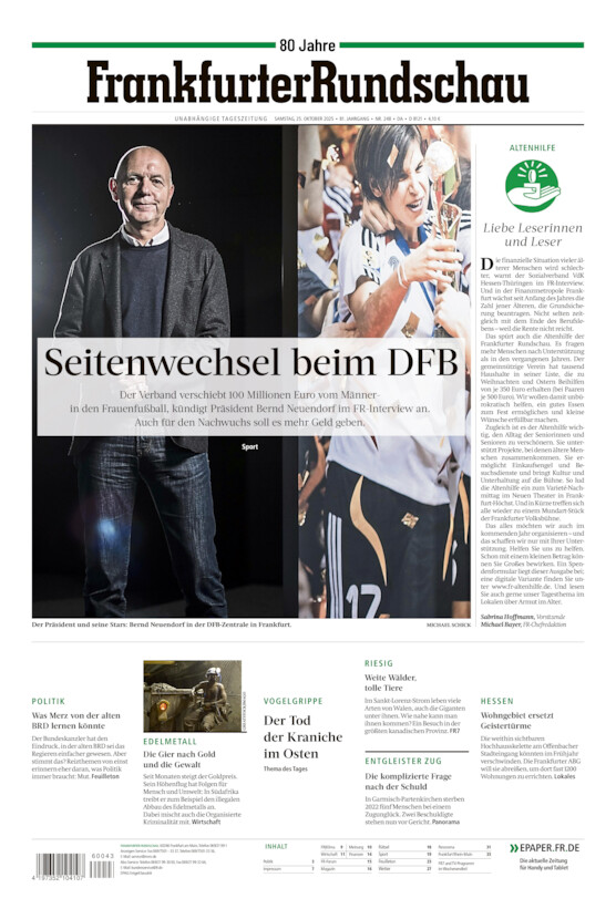 Darmstadt/Offenbach vom Samstag, 25.10.2025