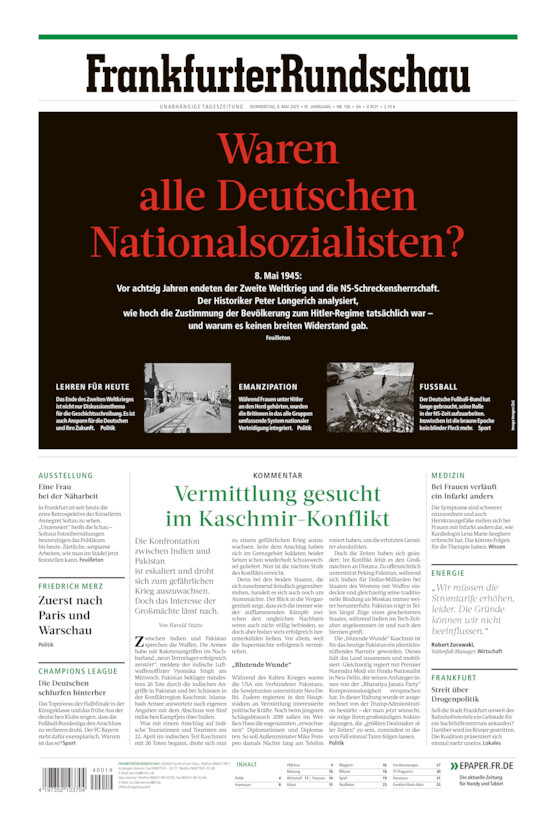 Darmstadt/Offenbach vom Donnerstag, 08.05.2025