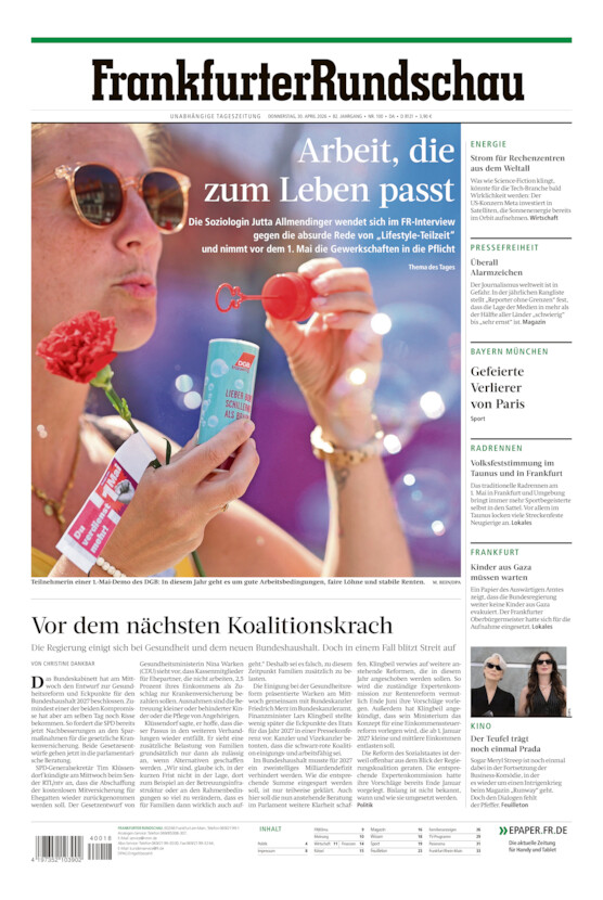 Darmstadt/Offenbach vom Donnerstag, 30.04.2026