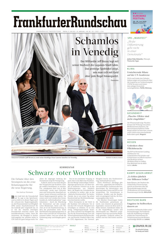 Darmstadt/Offenbach vom Freitag, 27.06.2025