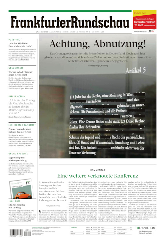 Main-Kinzig/Wetterau vom Samstag, 02.05.2026