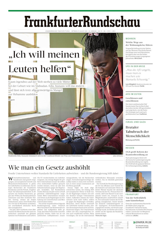 Main-Kinzig/Wetterau vom Mittwoch, 19.08.2026