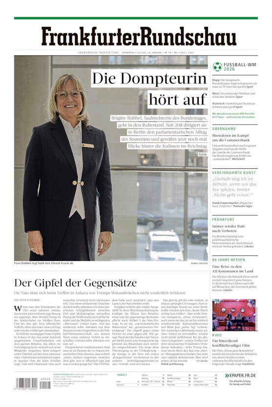 Main-Kinzig/Wetterau vom Donnerstag, 09.07.2026