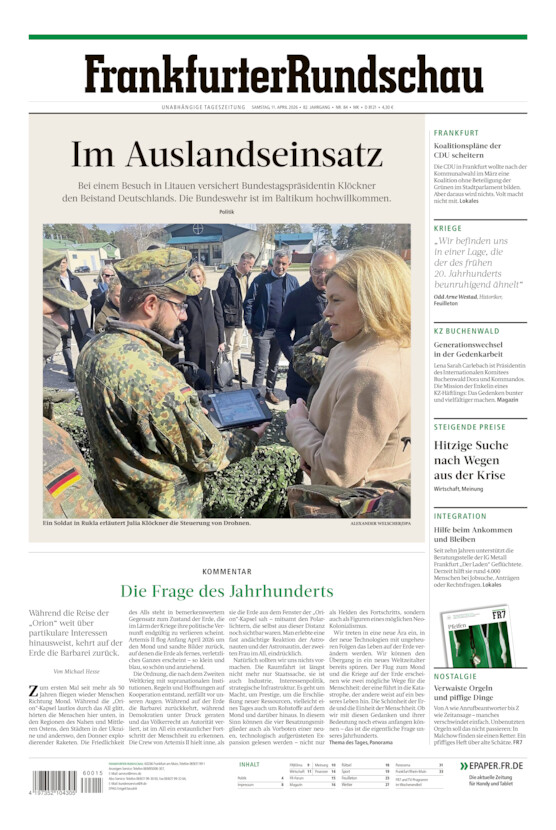 Main-Kinzig/Wetterau vom Samstag, 11.04.2026