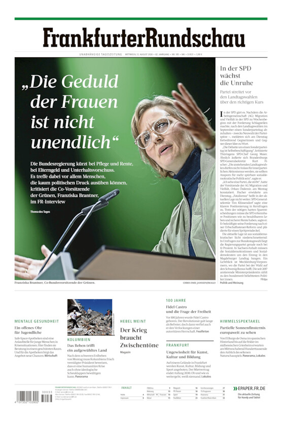 Main-Kinzig/Wetterau vom Mittwoch, 12.08.2026