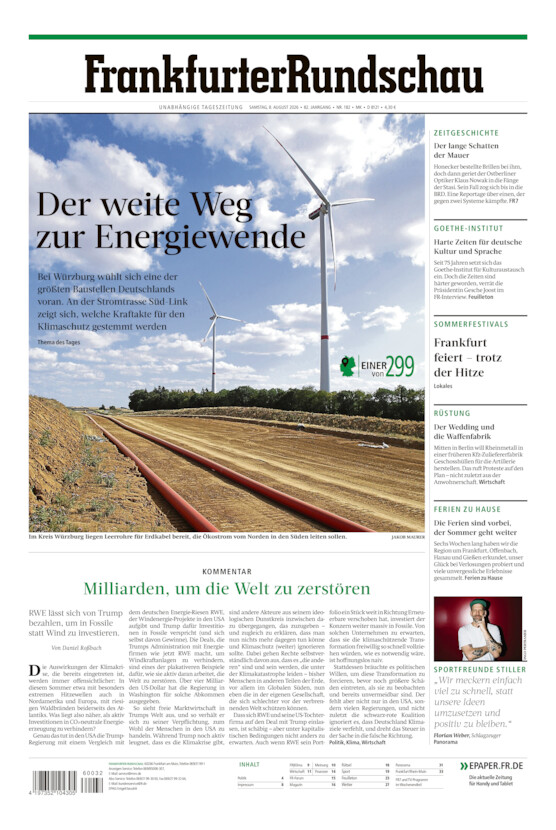 Main-Kinzig/Wetterau vom Samstag, 08.08.2026