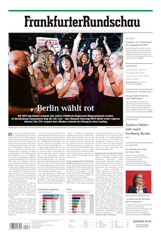 Main-Taunus  vom Montag, 21.09.2026
