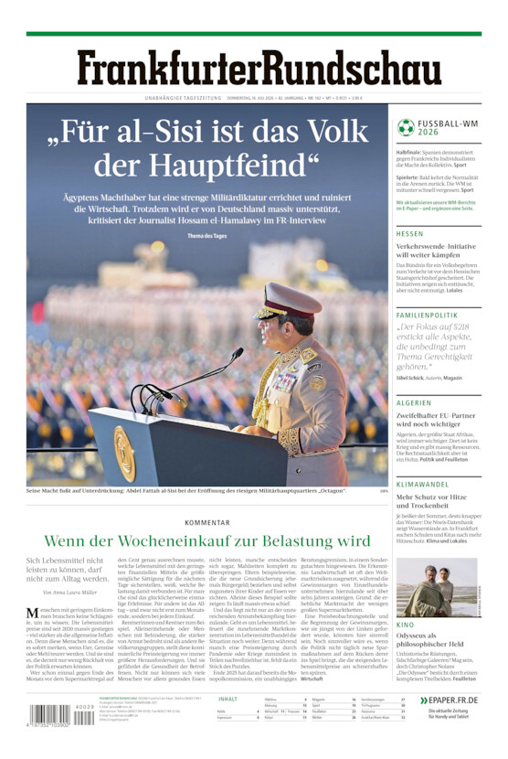 Main-Taunus  vom Donnerstag, 16.07.2026