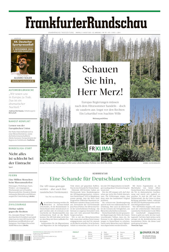 Main-Taunus  vom Montag, 31.08.2026