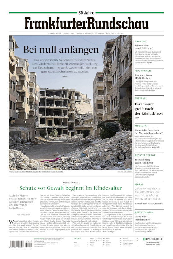 Main-Taunus  vom Samstag, 22.11.2025