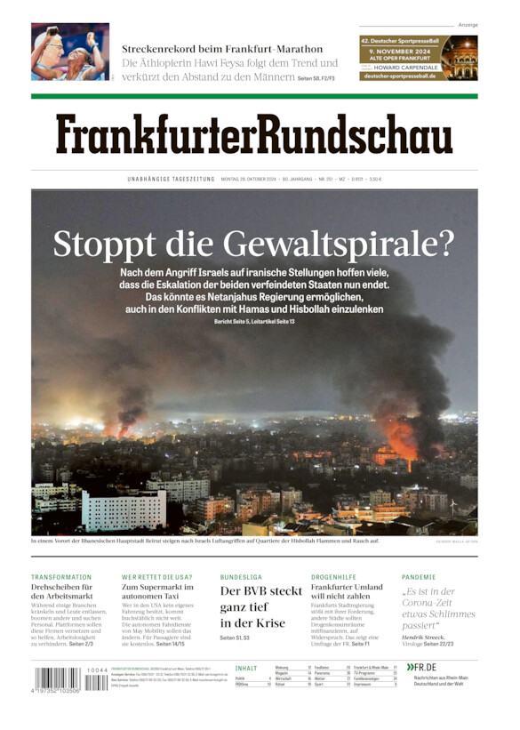 Main-Taunus  vom Montag, 28.10.2024