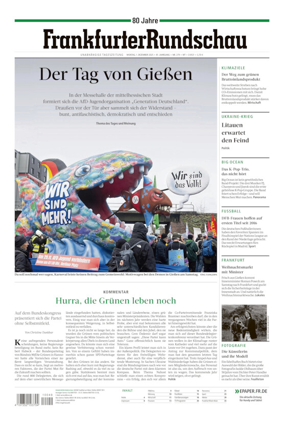 Main-Taunus  vom Montag, 01.12.2025