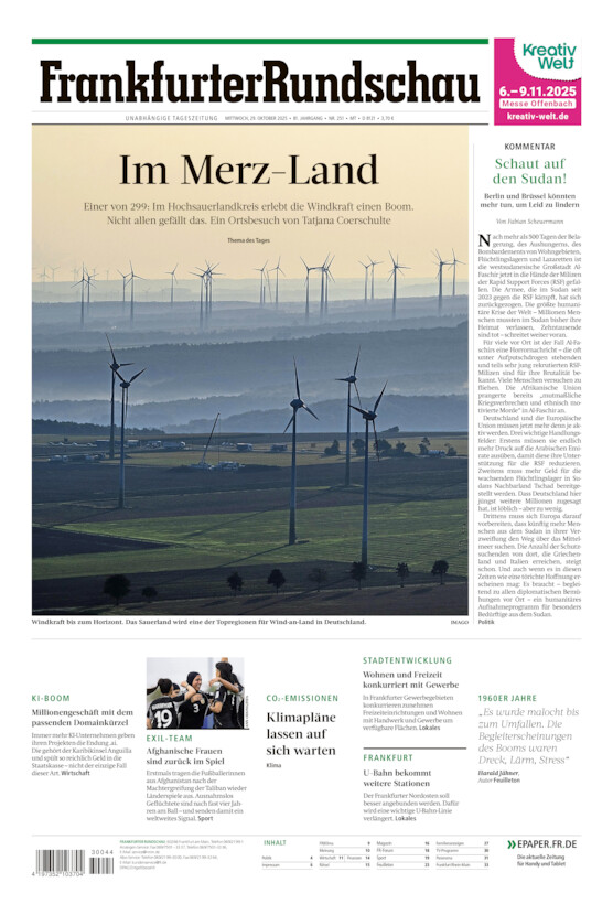 Main-Taunus  vom Mittwoch, 29.10.2025