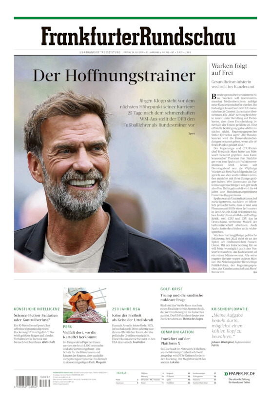 Main-Taunus  vom Freitag, 24.07.2026