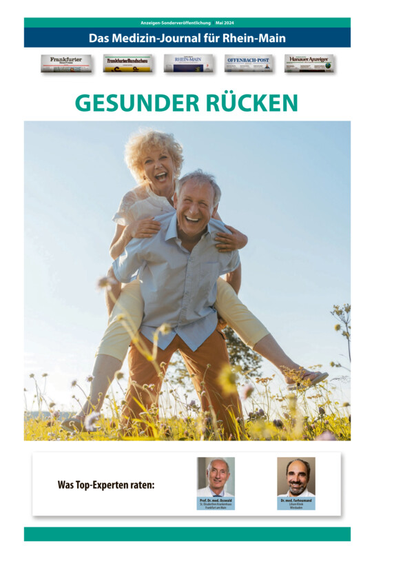 Das Medizin-Journal für Rhein-Main vom Mittwoch, 15.05.2024