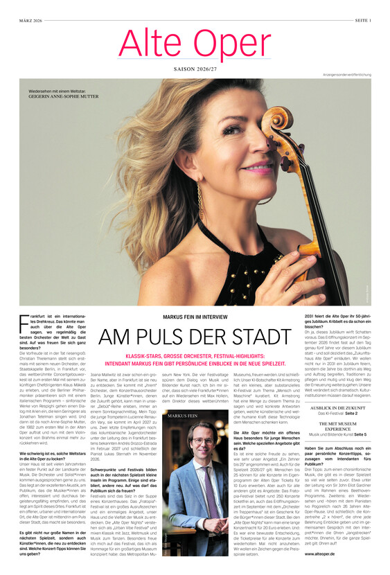 Saitenspiel vom Mittwoch, 18.03.2026