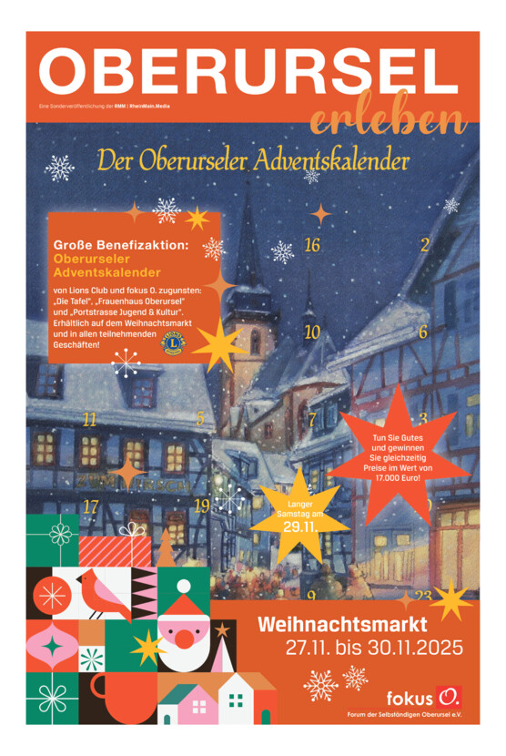 Oberursel erleben - Weihnachten vom Freitag, 21.11.2025