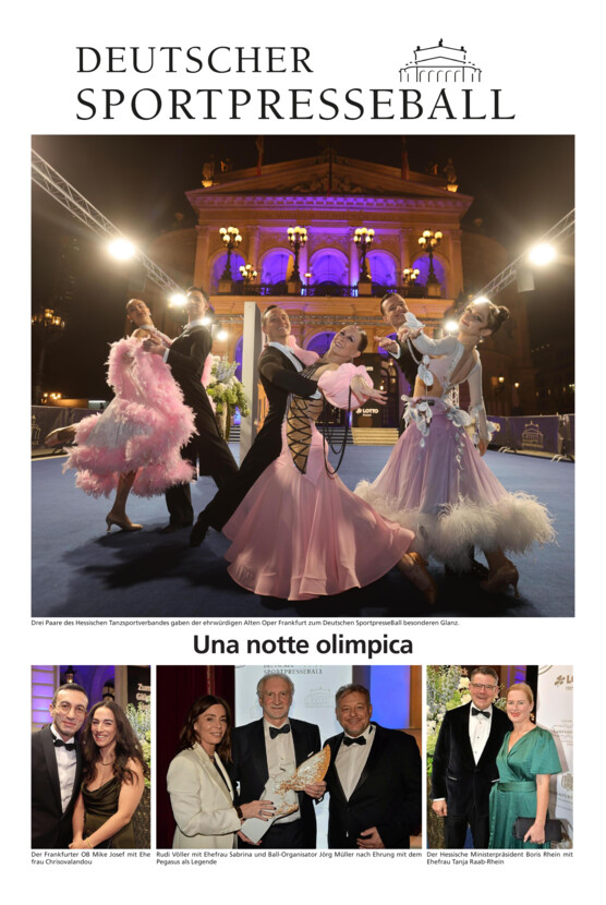 Sportpresseball 2025 vom Montag, 10.11.2025
